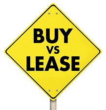 auto lease or buy sign